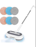 Cordless Electric Mop, Electric Spin Mop with Water Sprayer & LED Headlights,...